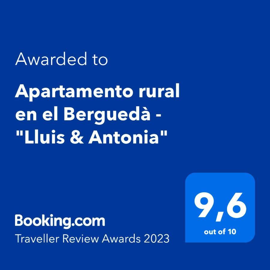 Sant Jordi de Cercs Apartamento Rural En El Bergueda "Lluis & Antonia" A Ac מראה חיצוני תמונה